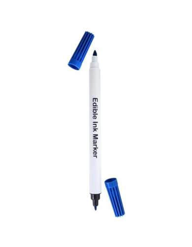 Edible Marker Pen - Dark Blue - Click Image to Close